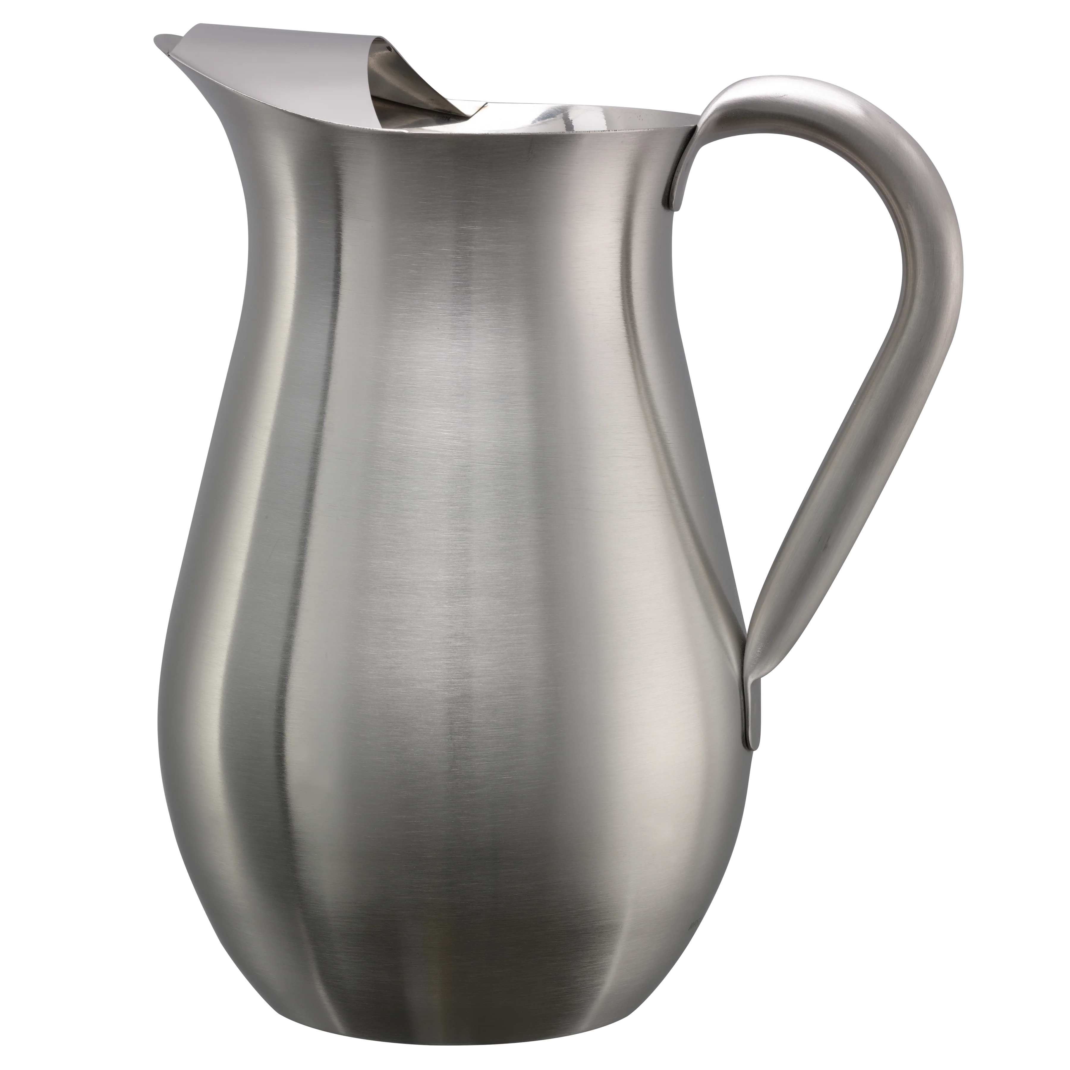 Bell Pitcher 2-Liter Stainless Steel Pitcher with Ice Guard in Brushed Stainless