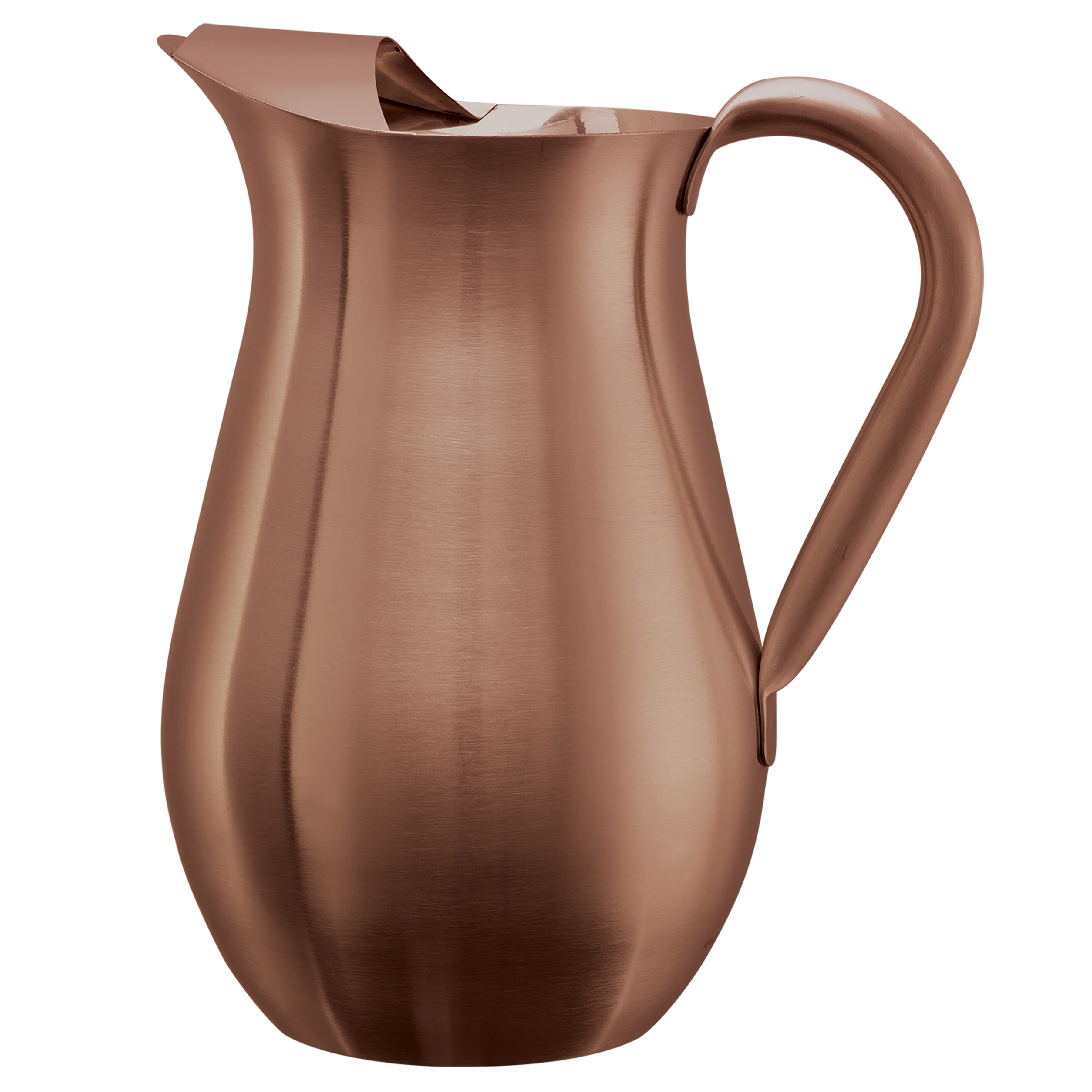 Bell Pitcher 2-Liter Stainless Steel Pitcher with Ice Guard in Rose Gold
