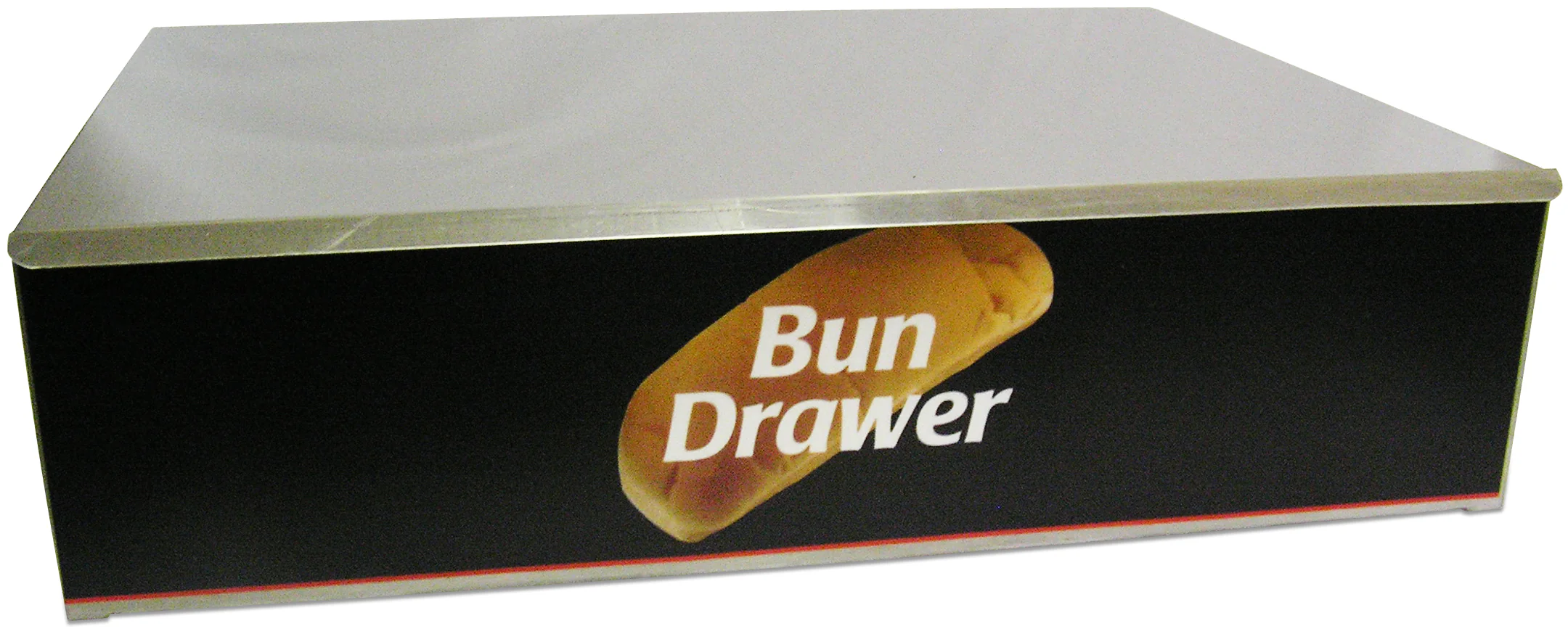 Winco 65020 22 Inch Stainless Steel Hot Dog Bun Box with Durable Design - Image 2
