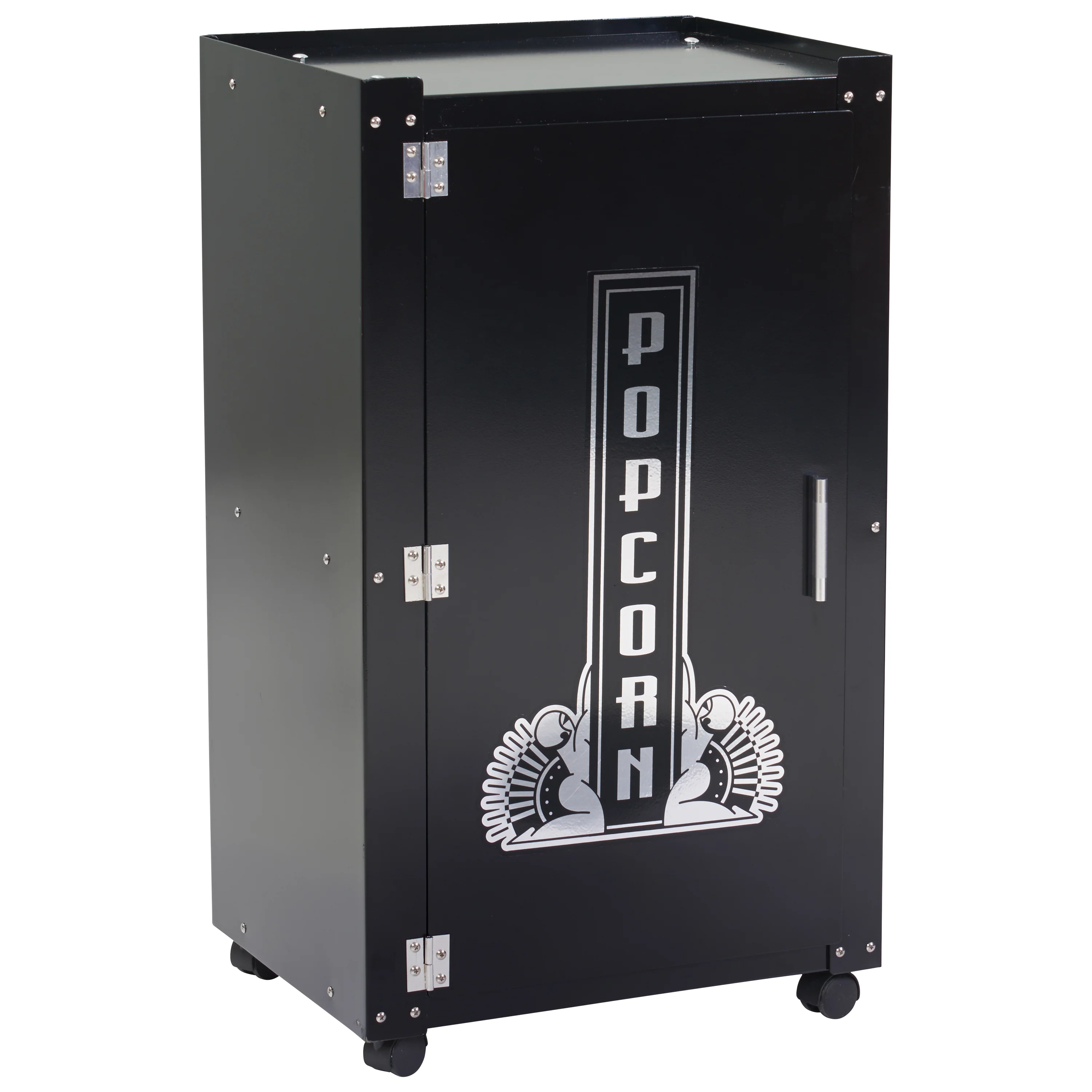 Winco 30050 21 Inch Black Benchmark Pedestal for Metropolitan Popcorn Machines