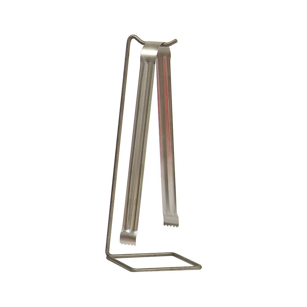 Winco 67002 4 Inch Benchmark Tong Holder with Durable Stainless Steel Construction - Image 2