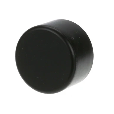 Black Outside Round Cap