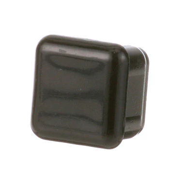 Black Square End Cap