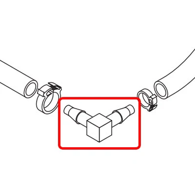 BUNN 34714.0000 Elbow Fitting .188 Tube SGL Barb Nylon for LCA/LCC