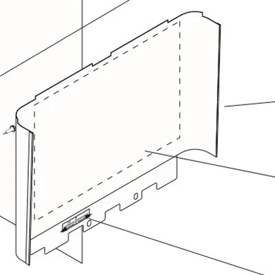 BUNN 39435.1000 Splash Panel with Decals for JDF4S