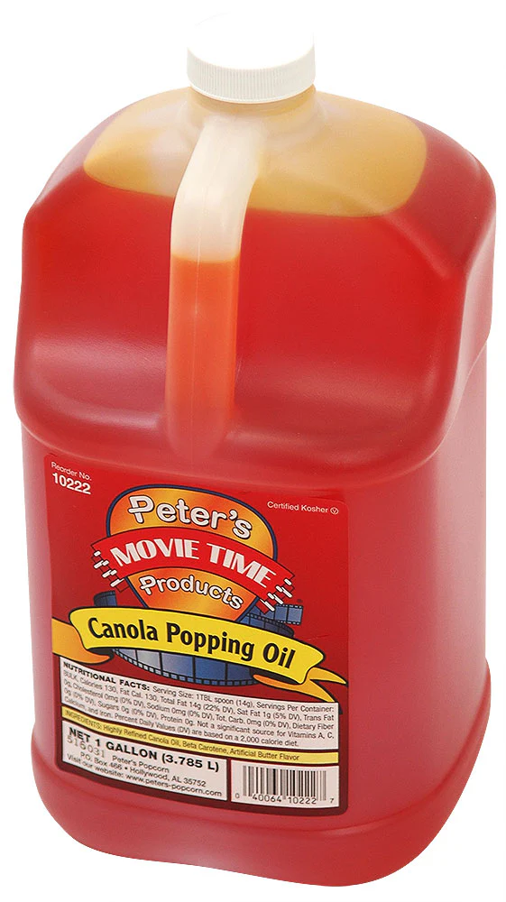Winco 40012 1 Gallon Canola Oil Frying Oil for Commercial Kitchens - Image 2