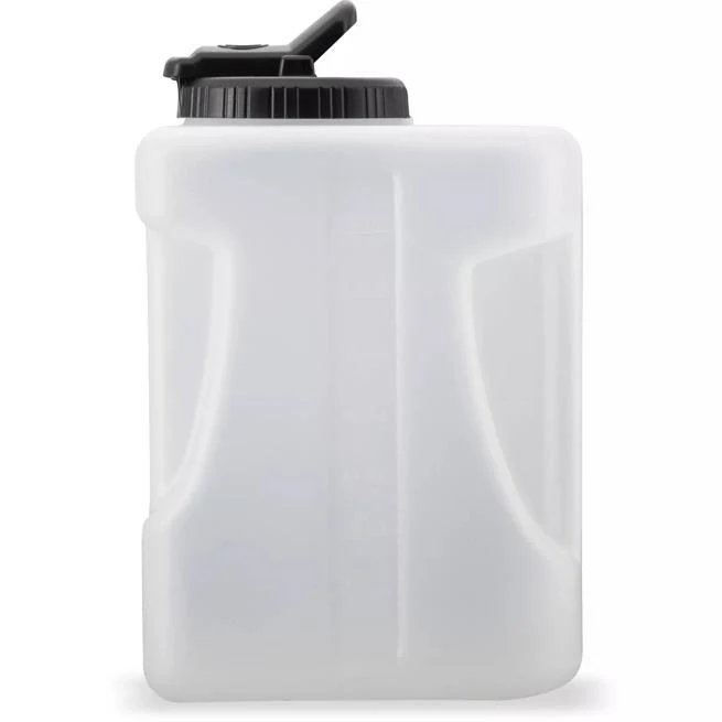 Carlisle 640000 1 Gallon Mixing Container Pitcher Plastic Dishwasher Safe Clear w/ Black Lid - Image 2
