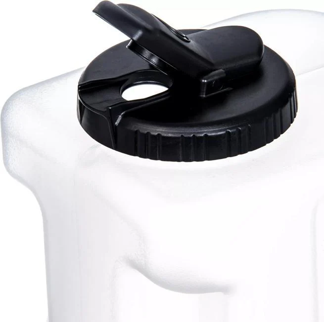Carlisle 640000 1 Gallon Mixing Container Pitcher Plastic Dishwasher Safe Clear w/ Black Lid - Image 4