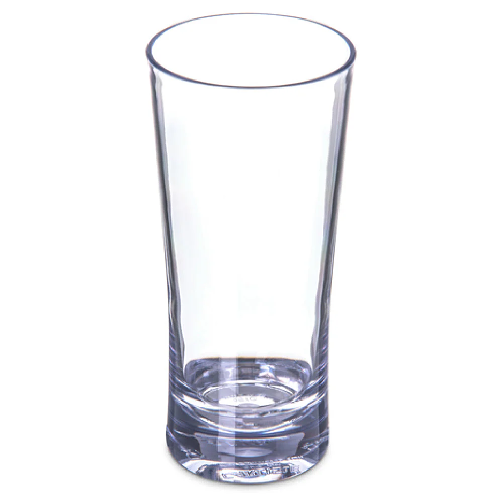 Carlisle 561007 10 Oz Highball Glass SAN Chip Shatter Break Resistant Clear
