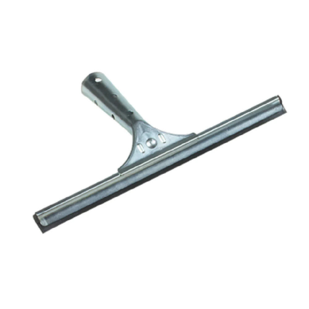 Carlisle 4007000 12 Inch Window Squeegee Rubber Blade Stainless Steel Black