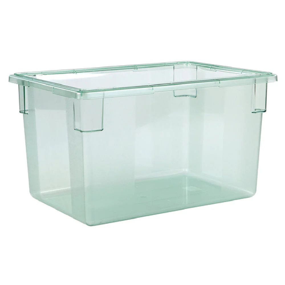 Carlisle 10624C09 21-1/2 Gallon Food Storage Box with Easy-Grip Handles Polycarbonate Green Stackable