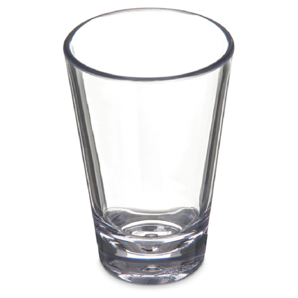 Carlisle 560307 3 Oz. Dishwasher Safe Clear Mini Dessert Glass SAN Break-Resistant