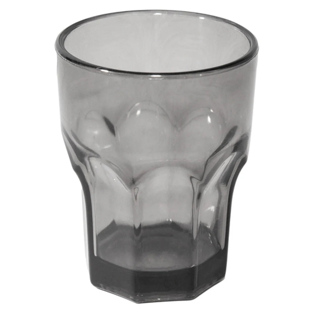 Carlisle 580618 6 Oz Tumbler Plastic Black Dishwasher Safe Stain Resistant
