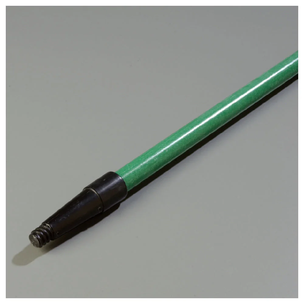 Carlisle 4022009 60 Inch Handle Green Fiberglass Tapered Threaded