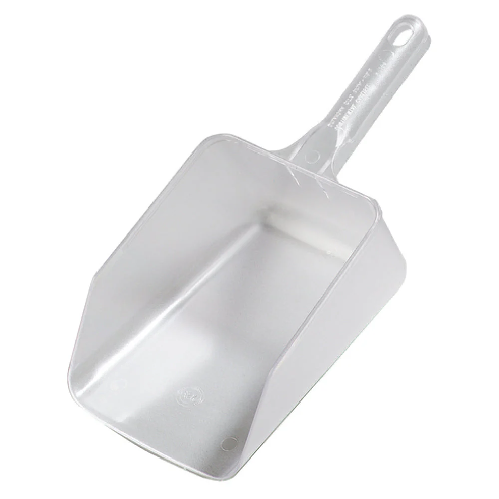 Carlisle 436407 14 Inch 64 Oz Scoop Easy Grip Durable Polycarbonate Clear