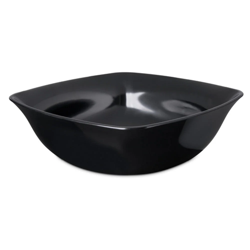 Carlisle 3336003 11-3/4 Inch 5 Quart Black Flared Melamine Bowl