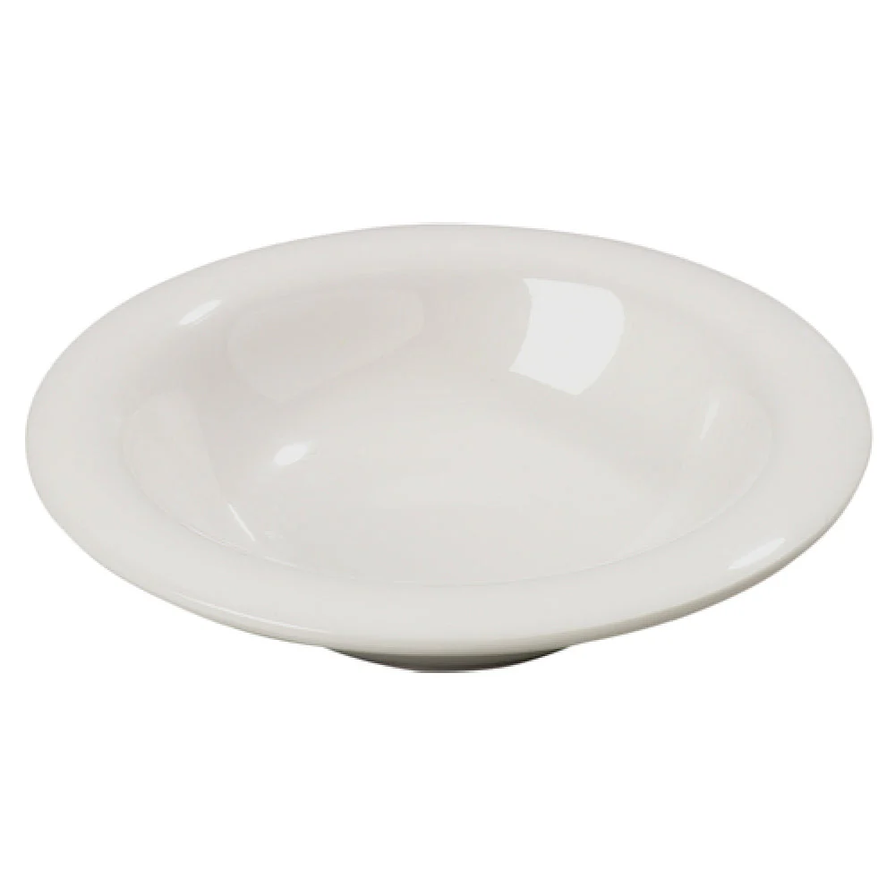 Carlisle 3304042 6 Inch Diameter Rimmed Bowl Break Resistant Melamine Bone
