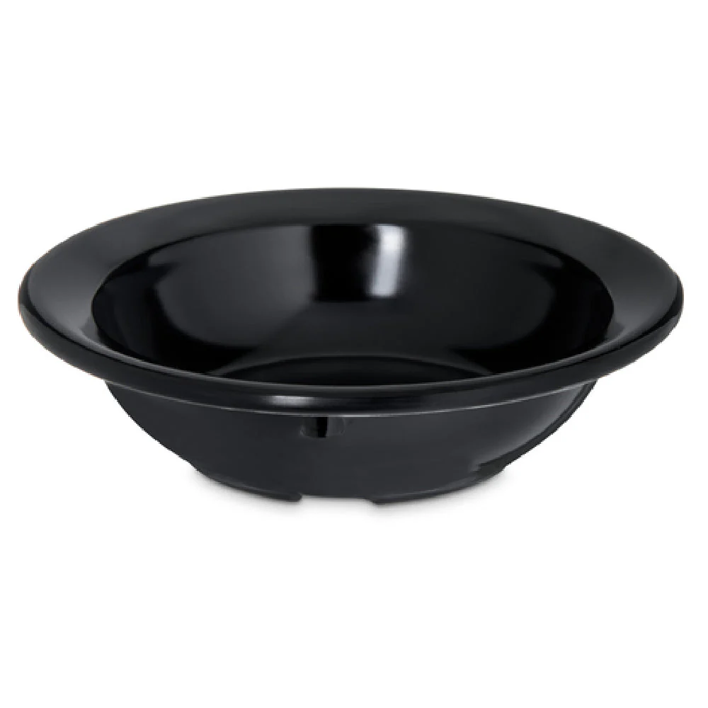 Carlisle 4353203 4-2/25 Inch Diameter Fruit Bowl Black Melamine BPA Free