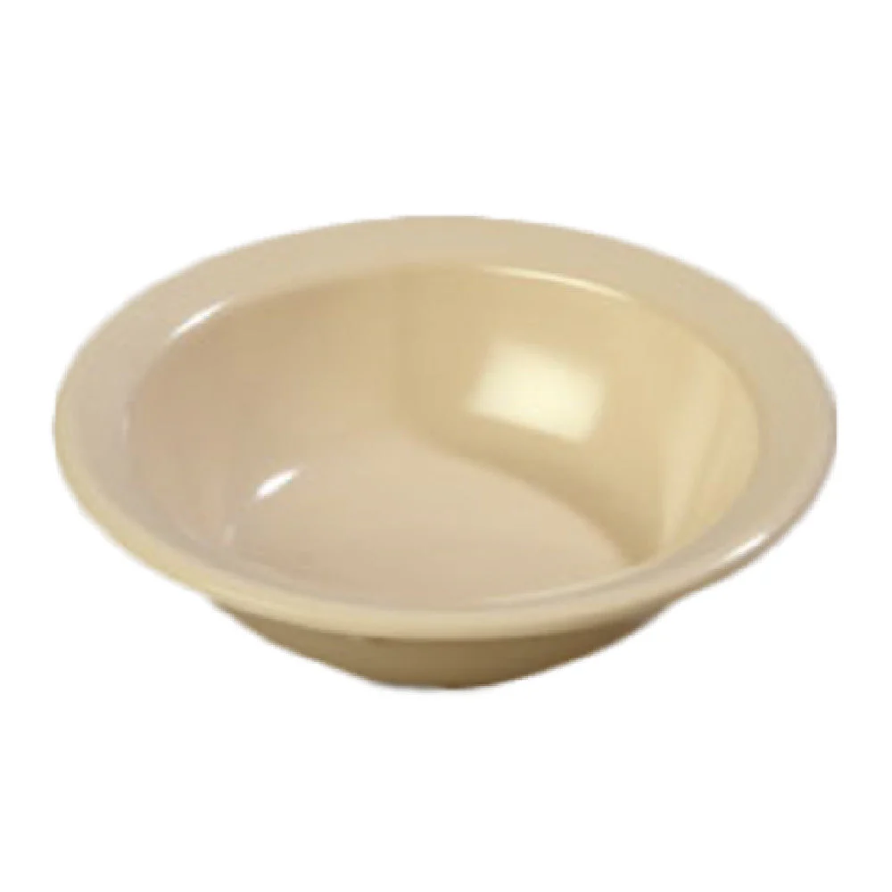 Carlisle 4353125 4-3/4 Oz. Tan Melamine Fruit Bowl with Reinforced Rim
