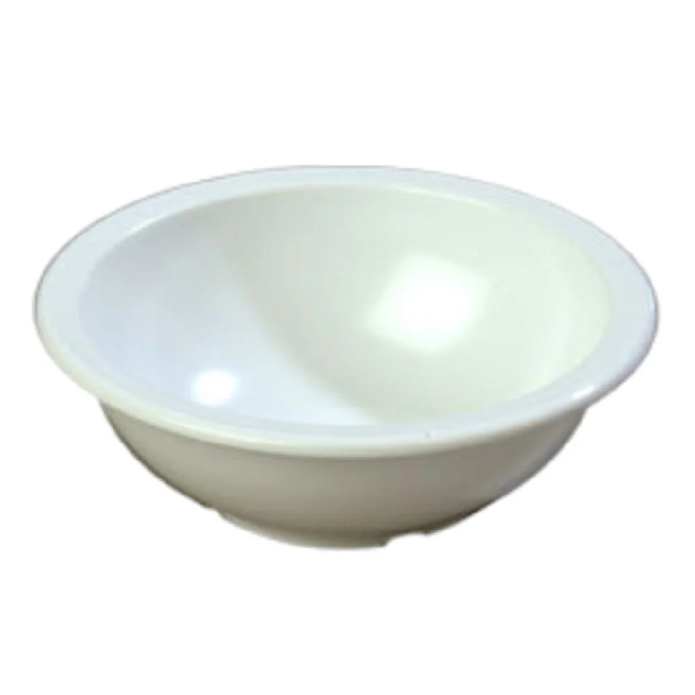 Carlisle KL11502 6-1/8 Inch Chowder Bowl 16 Oz Melamine White Dishwasher Safe