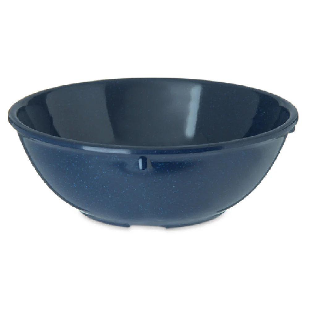 Carlisle 4352135 5-9/20 Inch Diameter Nappie Bowl 14 Oz BPA Free Melamine Blue