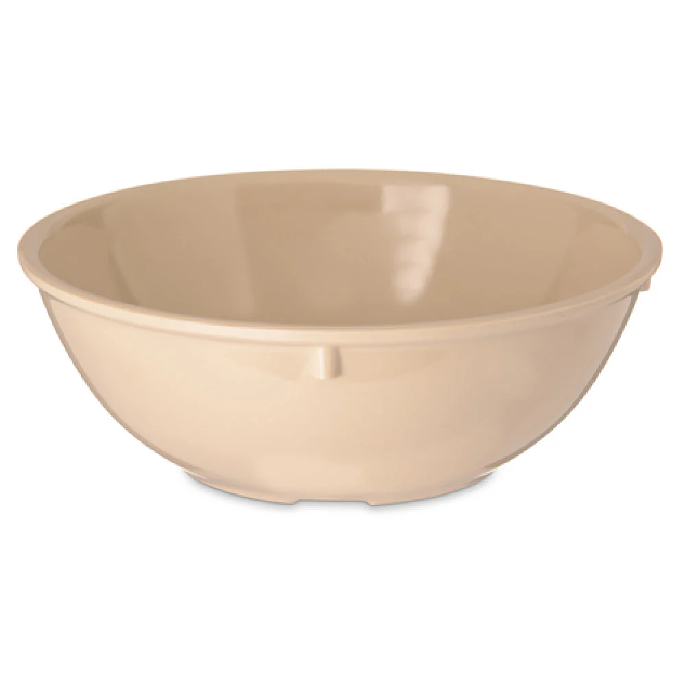 Carlisle 4352125 14 Oz Nappie Bowl Tan Melamine Dishwasher Safe
