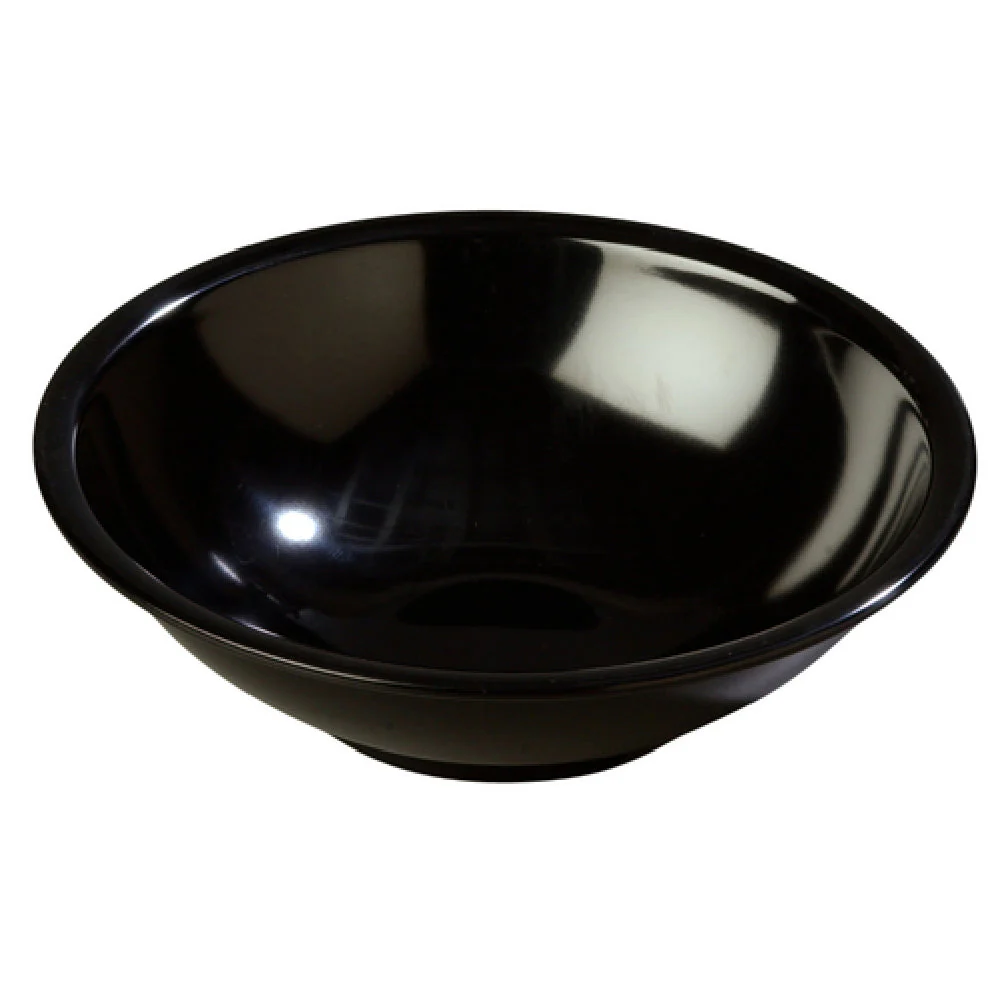 Carlisle 800B03 7-1/2 Inch Salad Bowl 24 Oz. Durable Melamine Black
