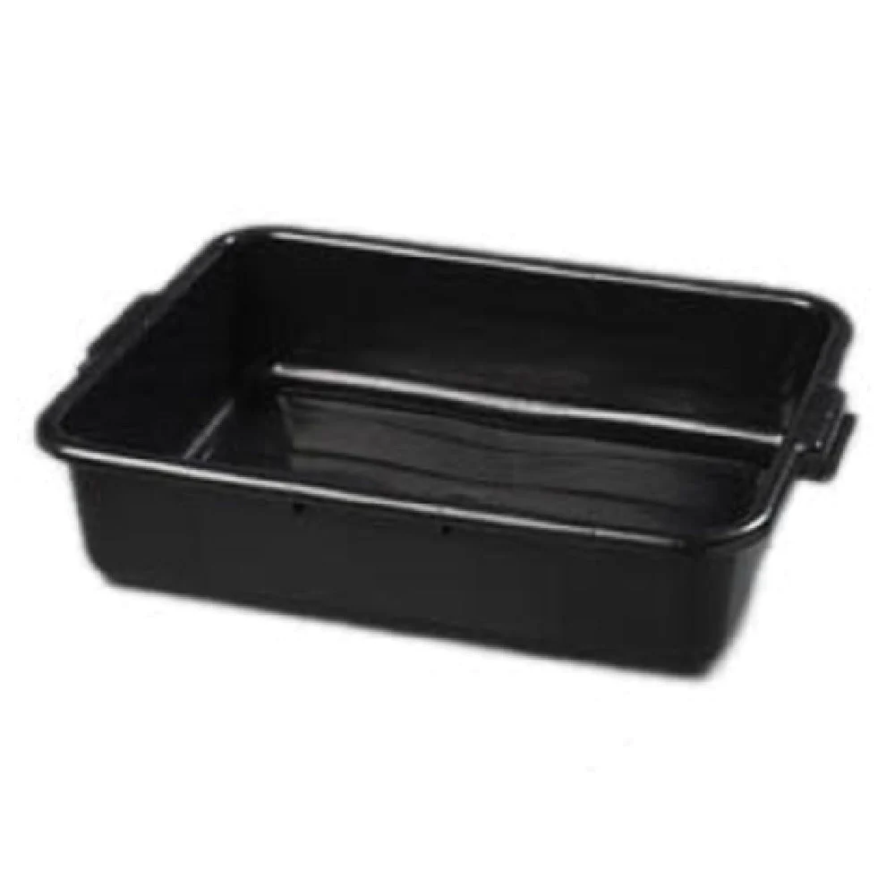 Carlisle 4401003 20 Inch Polyethylene Bus Box Dishwasher Safe Reinforced Rims Black