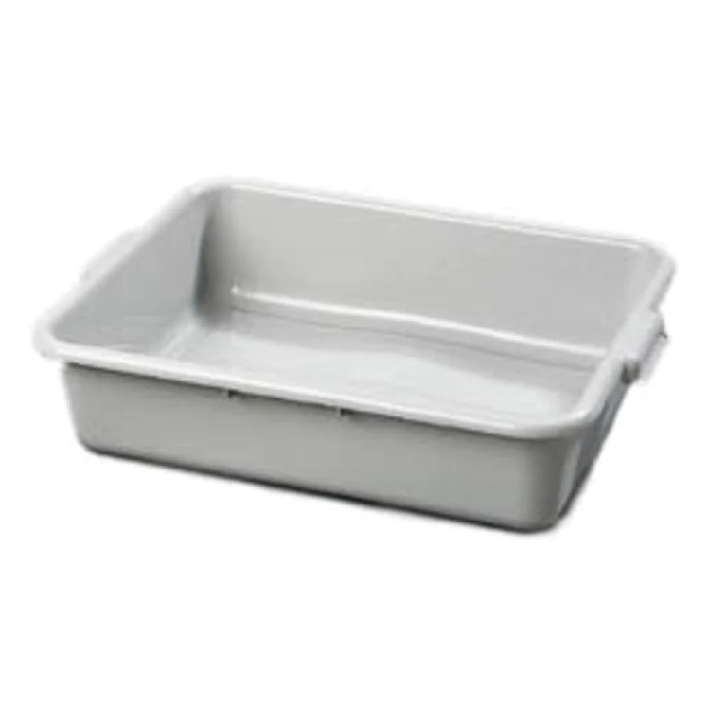 Carlisle 44010SKD23 20 Inch Bus Box High Density Polyethylene Gray Dishwasher Safe
