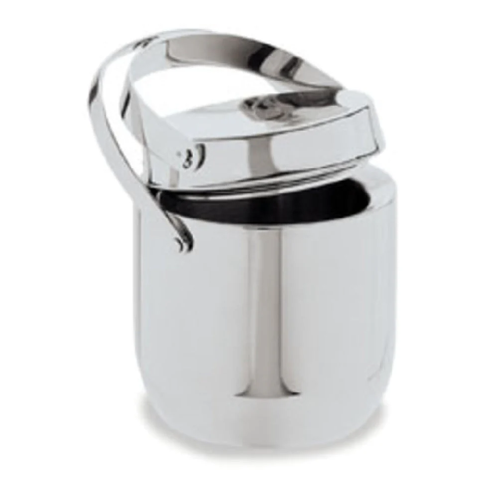 Carlisle 609190 1-1/2 Qt. Double-wall Ice Bucket with Hinged Lid and Drain Tray