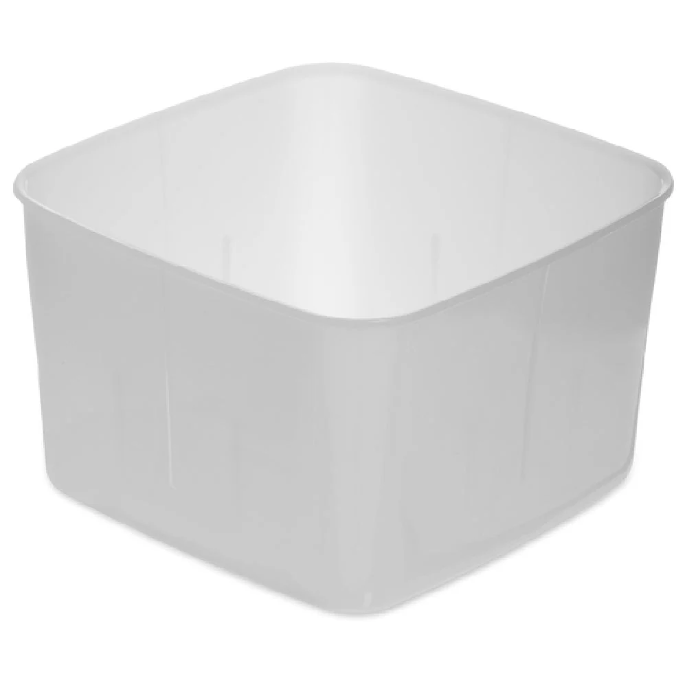 Carlisle 153202 2 Quarts Polyethylene Food Storage Container with Molded Capacity Indicators