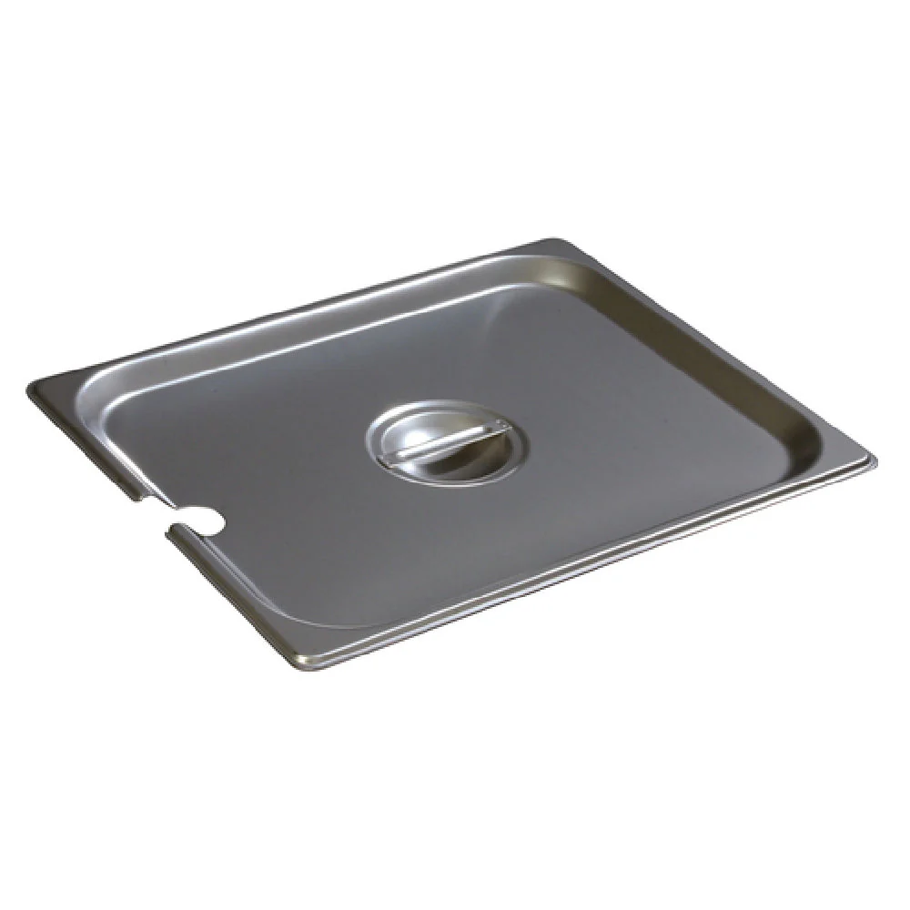 Carlisle 607120CS 10 Inch Slotted Steam Table Pan Cover Stainless Steel Lift-off