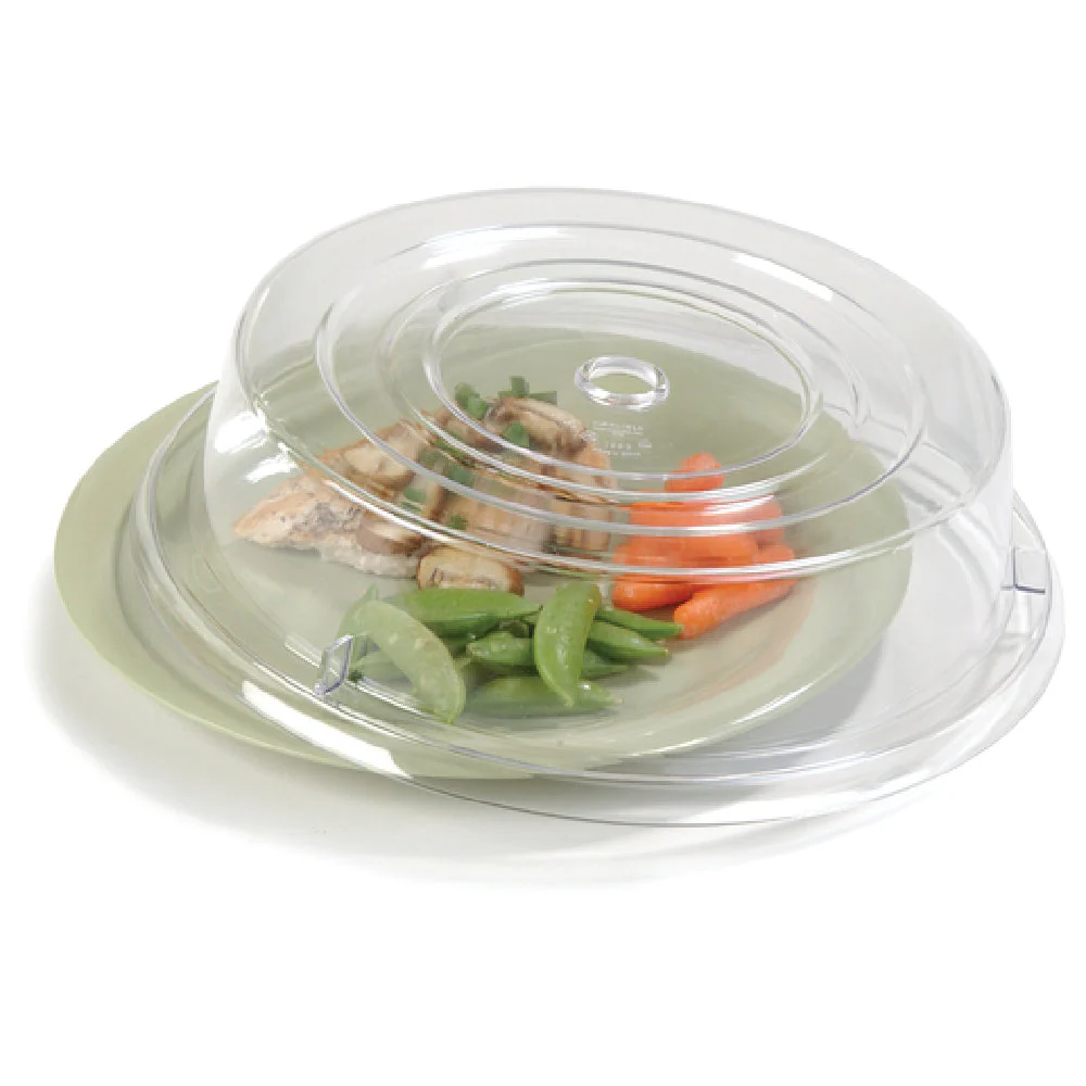 Carlisle 199307 11 Inch Dishwasher Safe Clear Round Plate Cover