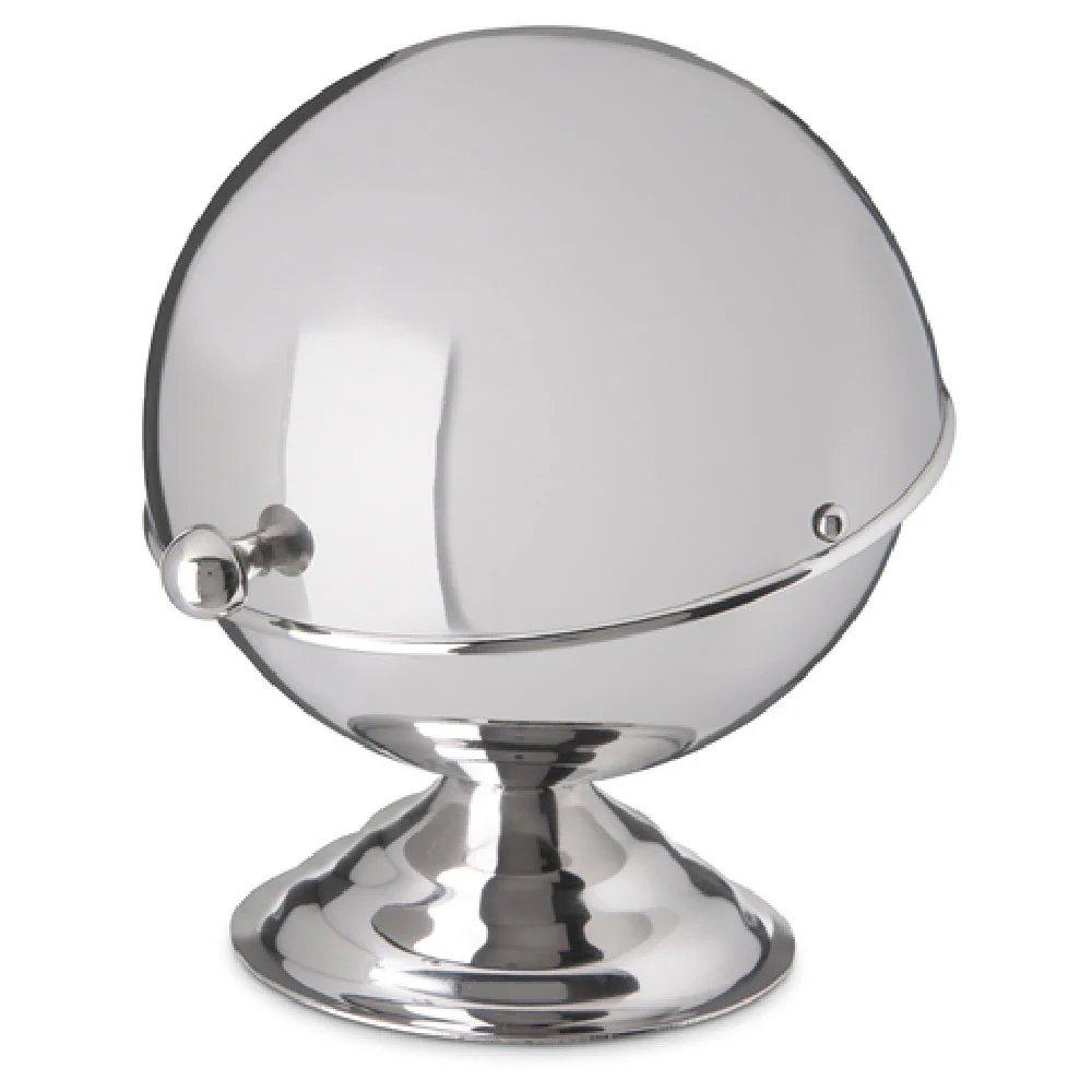 Carlisle 609131 10 Oz Stainless Steel Serving Bowl Slanted with Roll-Top Cover