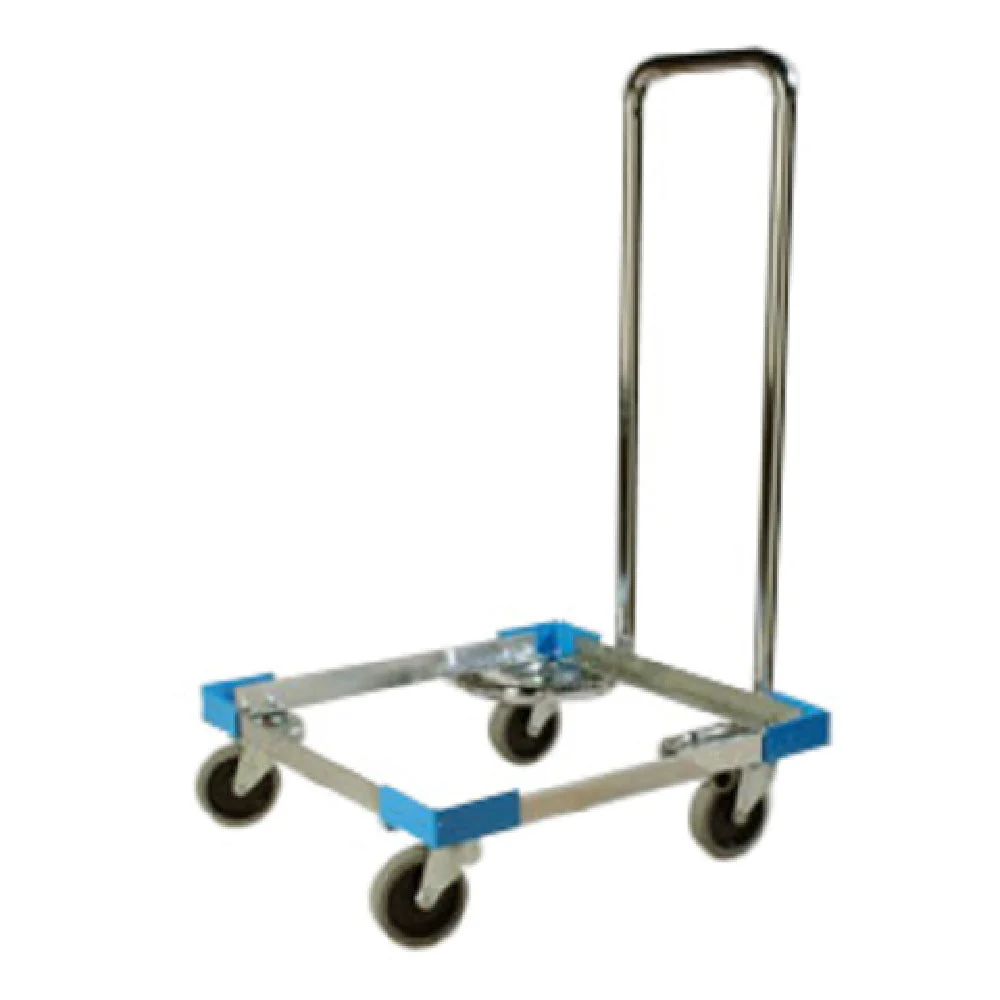 Carlisle C2222A14 20 Inch Dolly Dishwasher Rack Aluminum Open Frame with Push Handle