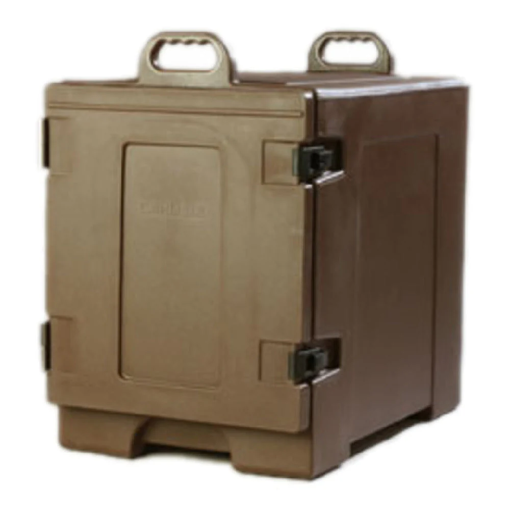 Carlisle PC300N01 24 Inch Food Carrier with End Loader Individual Tracks Brown Polyethylene
