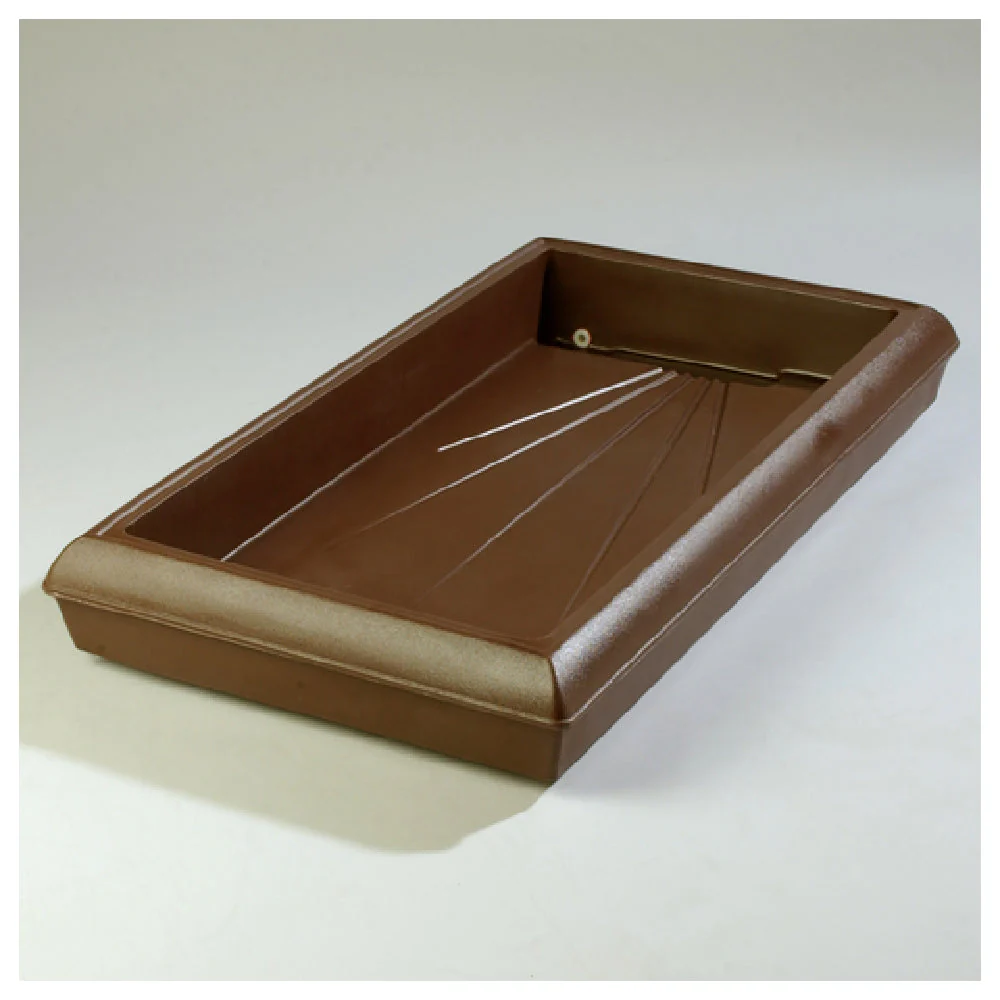 Carlisle 767001 44 Inch Buffet Bar Insulated Polyethylene Brown with Drain Plug