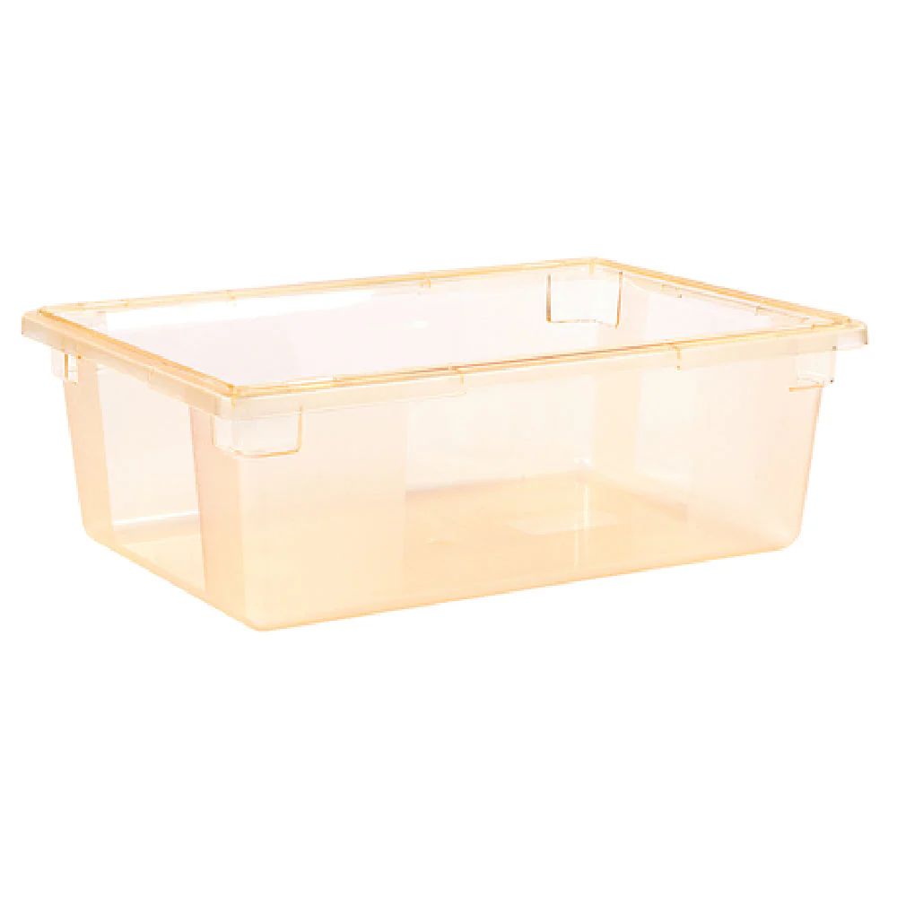 Carlisle 10622C22 26 Inch Food Storage Box with Reinforced Corners Yellow Polycarbonate