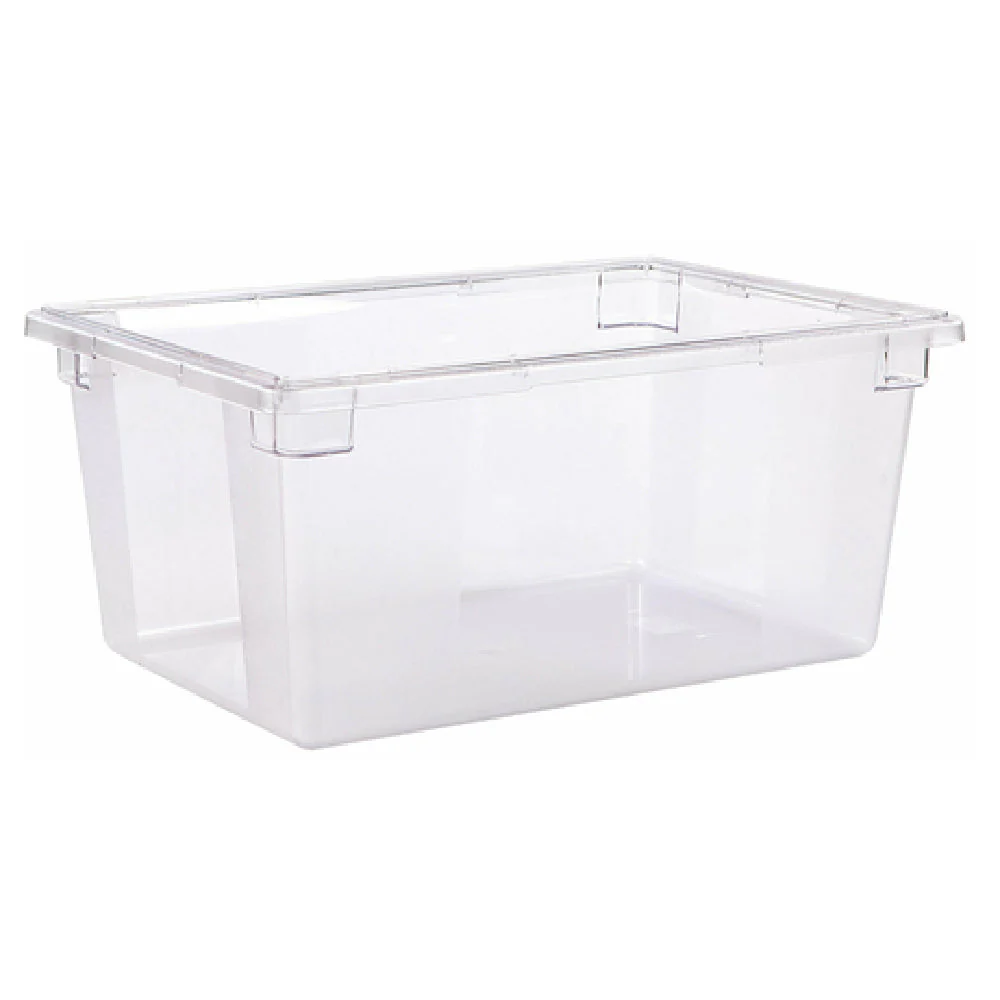 Carlisle 1062307 26 Inch 18 Inch Food Storage Box Clear Polycarbonate with Date Indicators