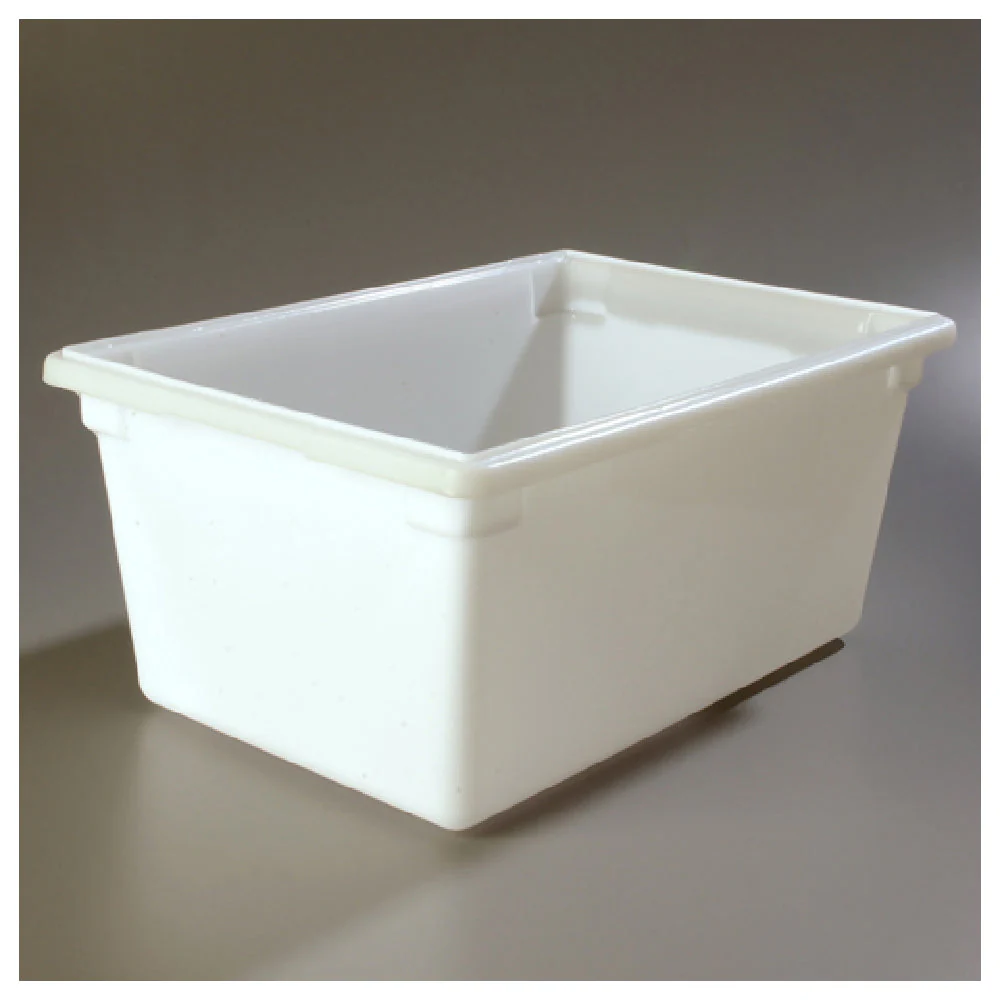 Carlisle 1064302 26 Inch White Food Storage Box Reinforced Polyethylene 16.6 Gallon