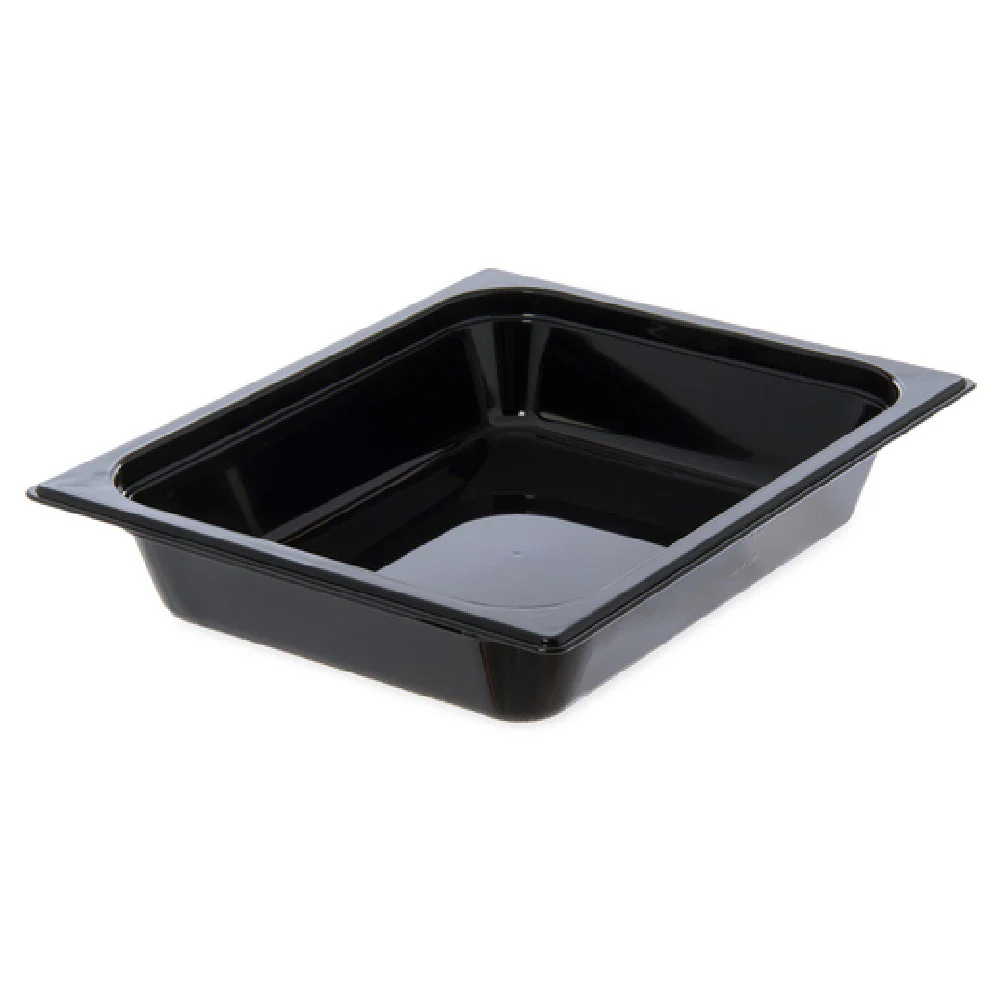 Carlisle 10420B03 12 Inch High Heat Hot Food Pan 3.7 Quarts Black Polyethersulfone