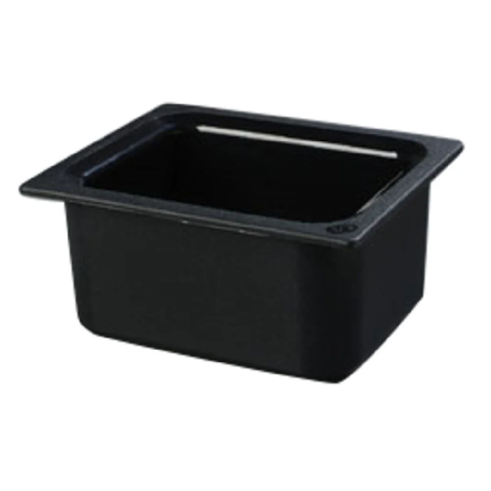 Carlisle CM110103 1/2 Size Food Pan with Refrigerant Gel Insulation Black ABS Plastic