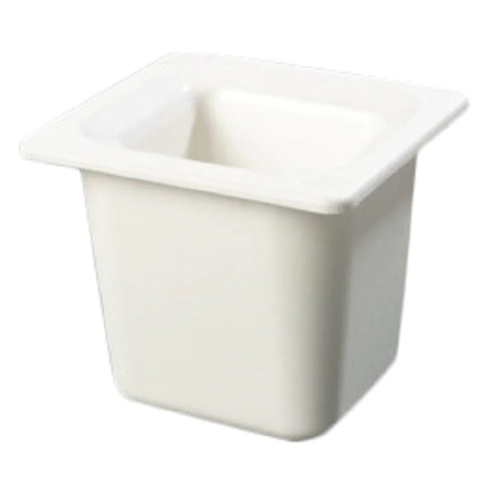 Carlisle CM110402 1/6 Size Coldmaster Food Pan Impact Resistant ABS Plastic White