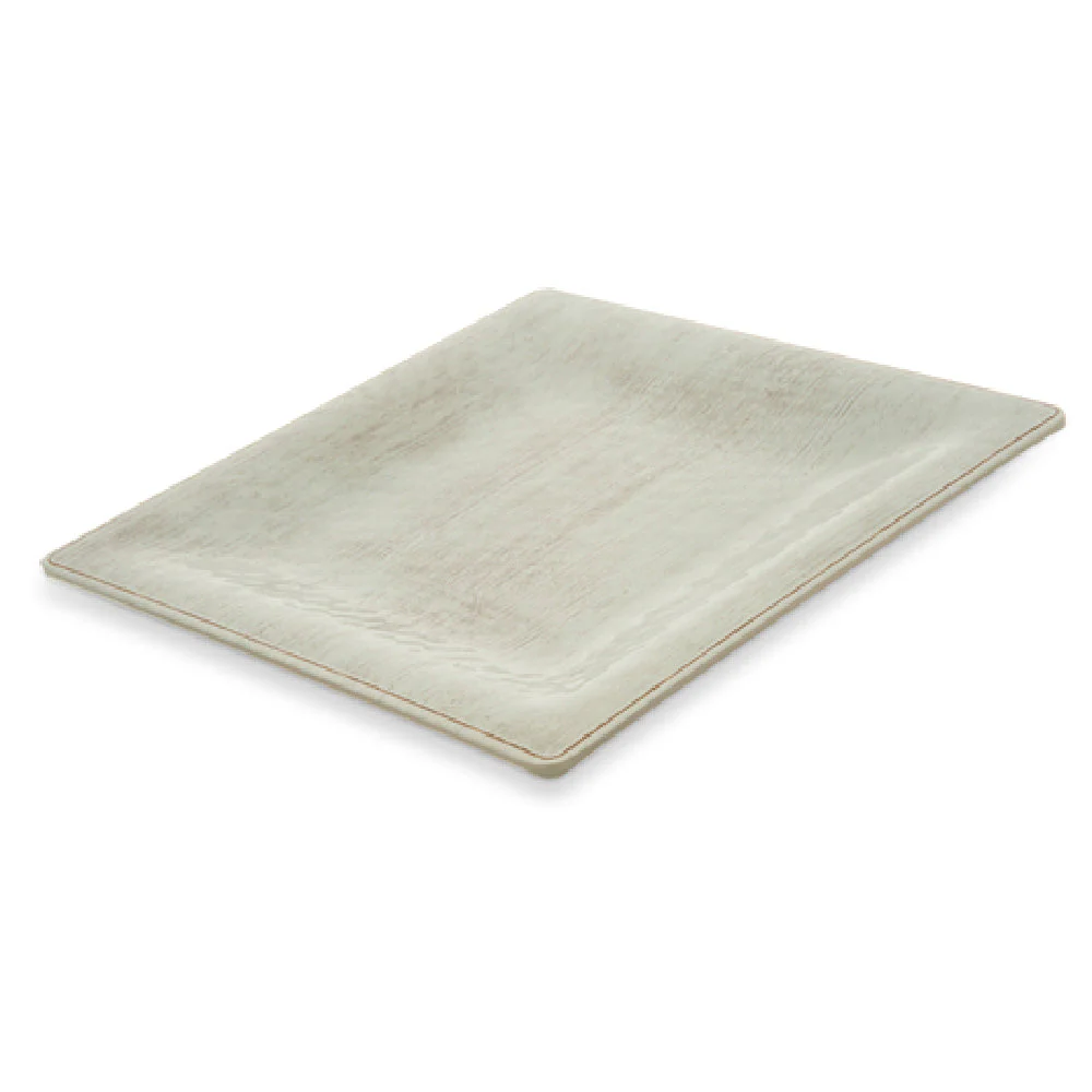 Carlisle 6402206 10-1/2 Inch Square Plate Buff Melamine Dishwasher Safe