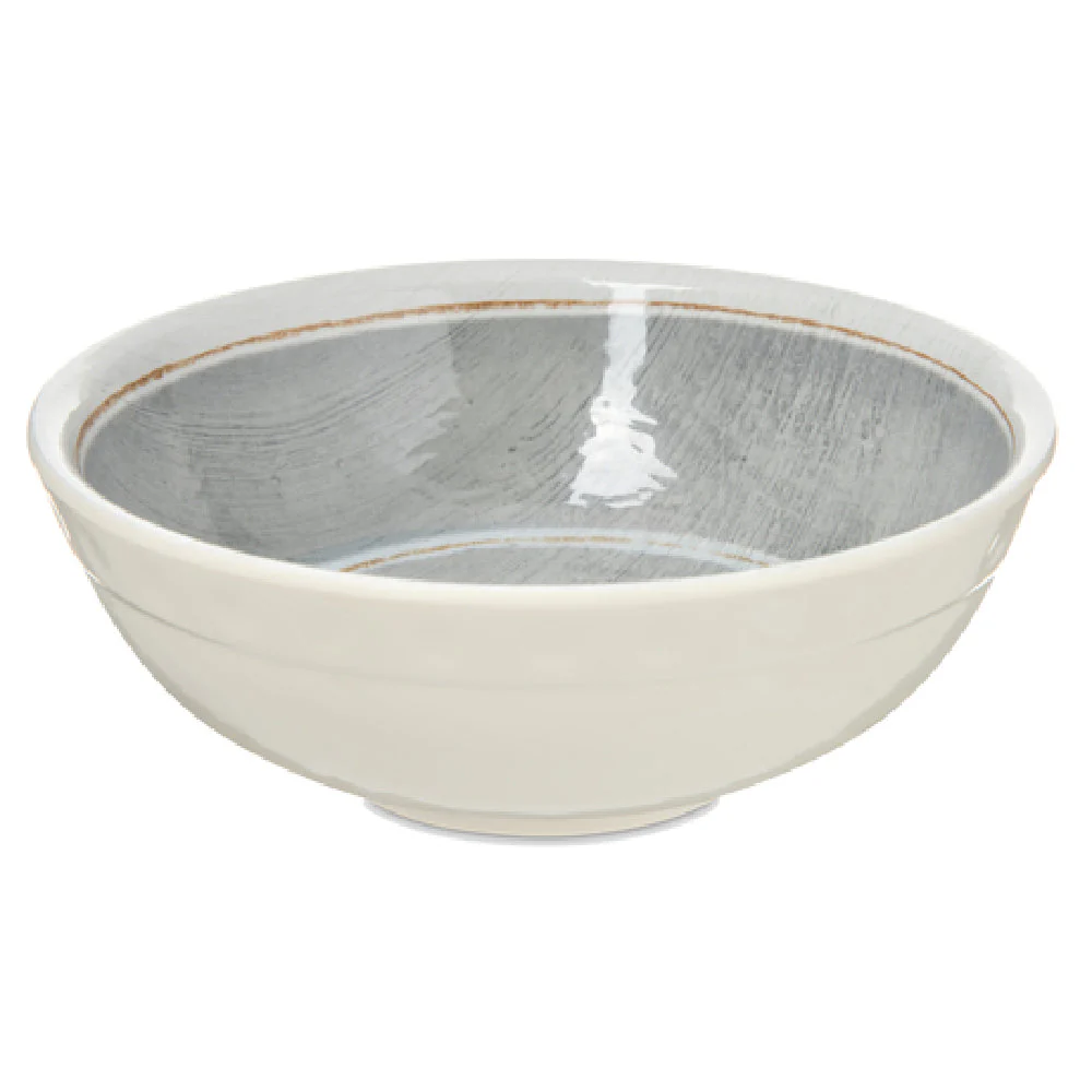 Carlisle 6400518 20 Oz Soup Bowl Melamine Smoke Gray Rimmed