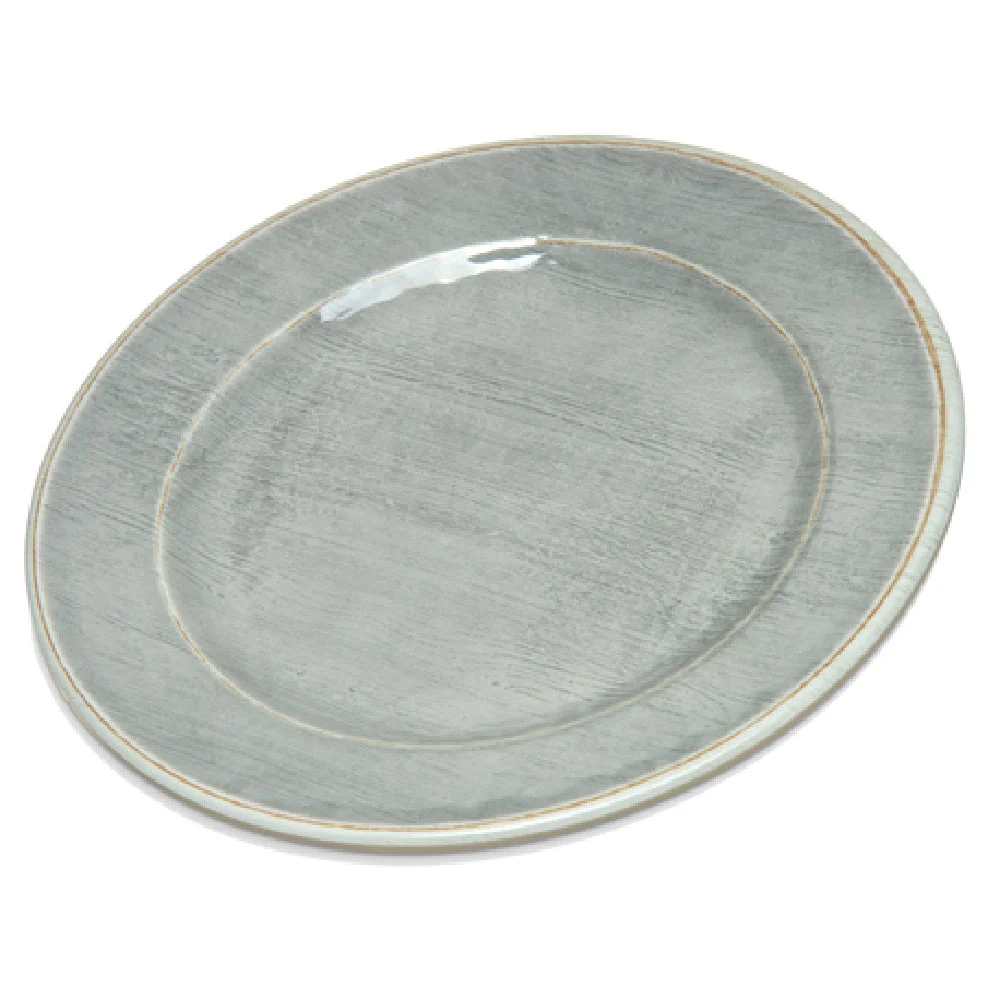 Carlisle 6400718 7 Inch Diameter Dishwasher Safe Bread and Butter Plate Melamine Smoke Gray
