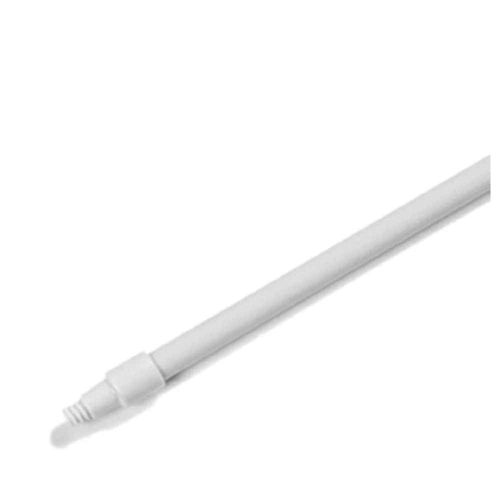 Carlisle 4022702 60 Inch with Self Locking Flex-Tip Threaded Fiberglass White Handle