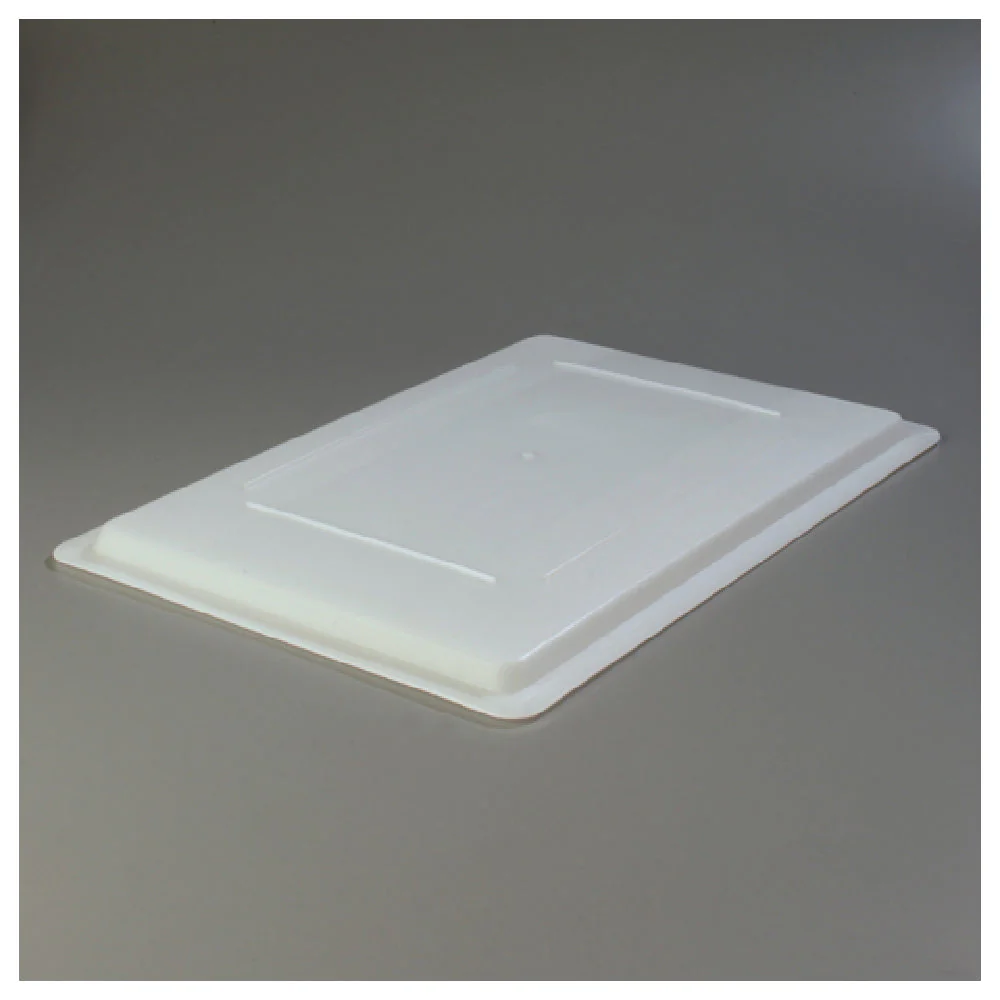 Carlisle 1064702 26 Inch White Polyethylene Food Storage Lid with Reinforced Corners