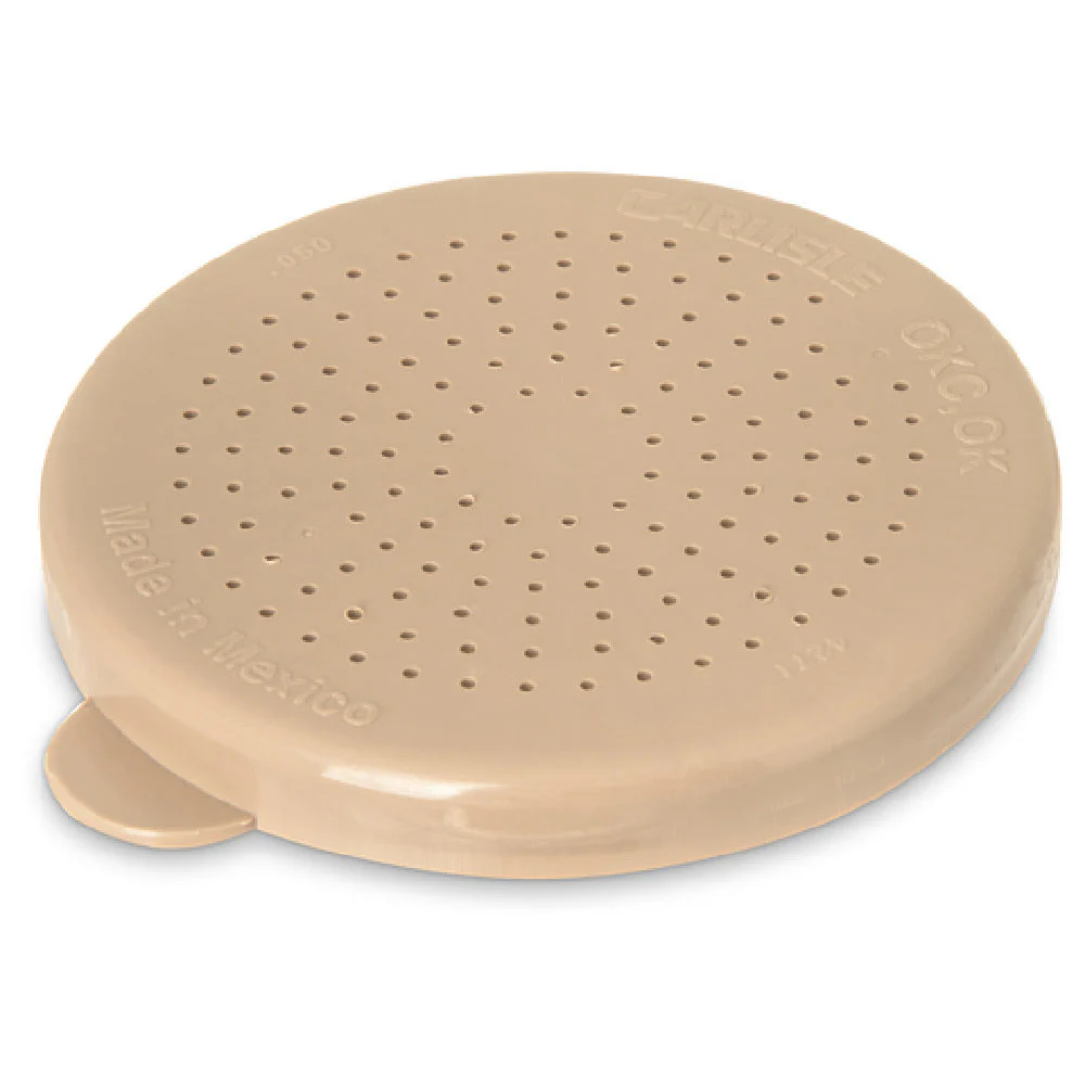 Carlisle 427106 Shaker Lid Polyethylene Beige BPA Free