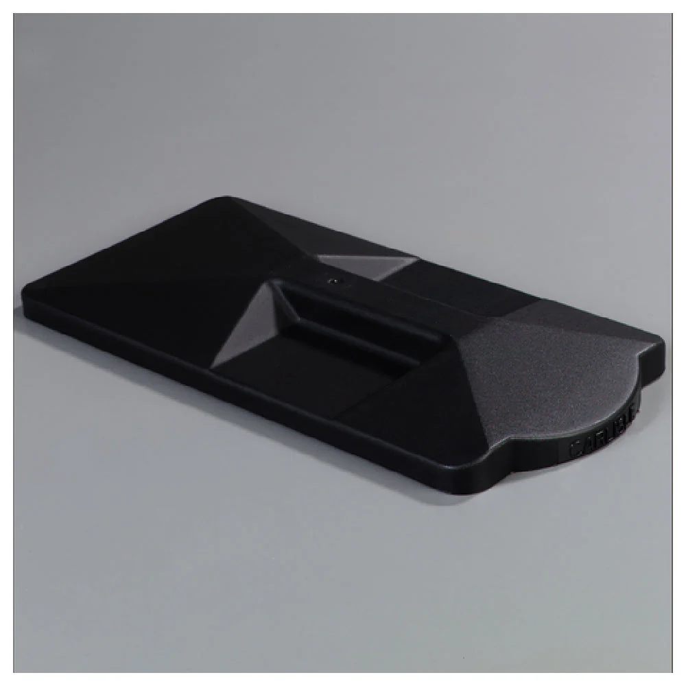 Carlisle 1086003 Lid Hingeless Textured Dishwasher Safe Polycarbonate Black